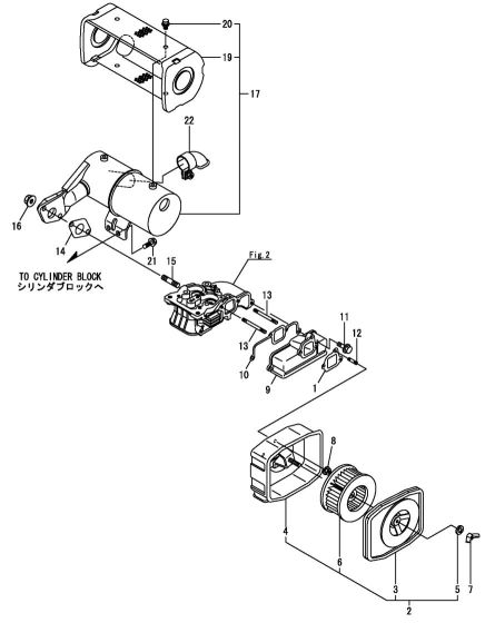 Air Cleaner & Muffler Assembly