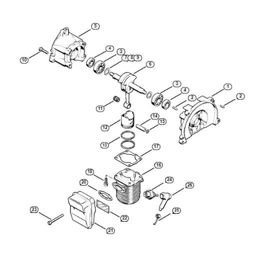 FS 60 Crankcase Cylinder