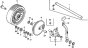 Rear Wheel for Honda HRG536C1