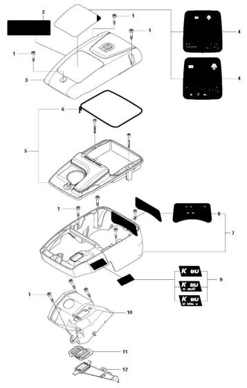 Cylinder Cover for Husqvarna K760