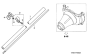 Frame Pipe for Honda HHT31S Brushcutter