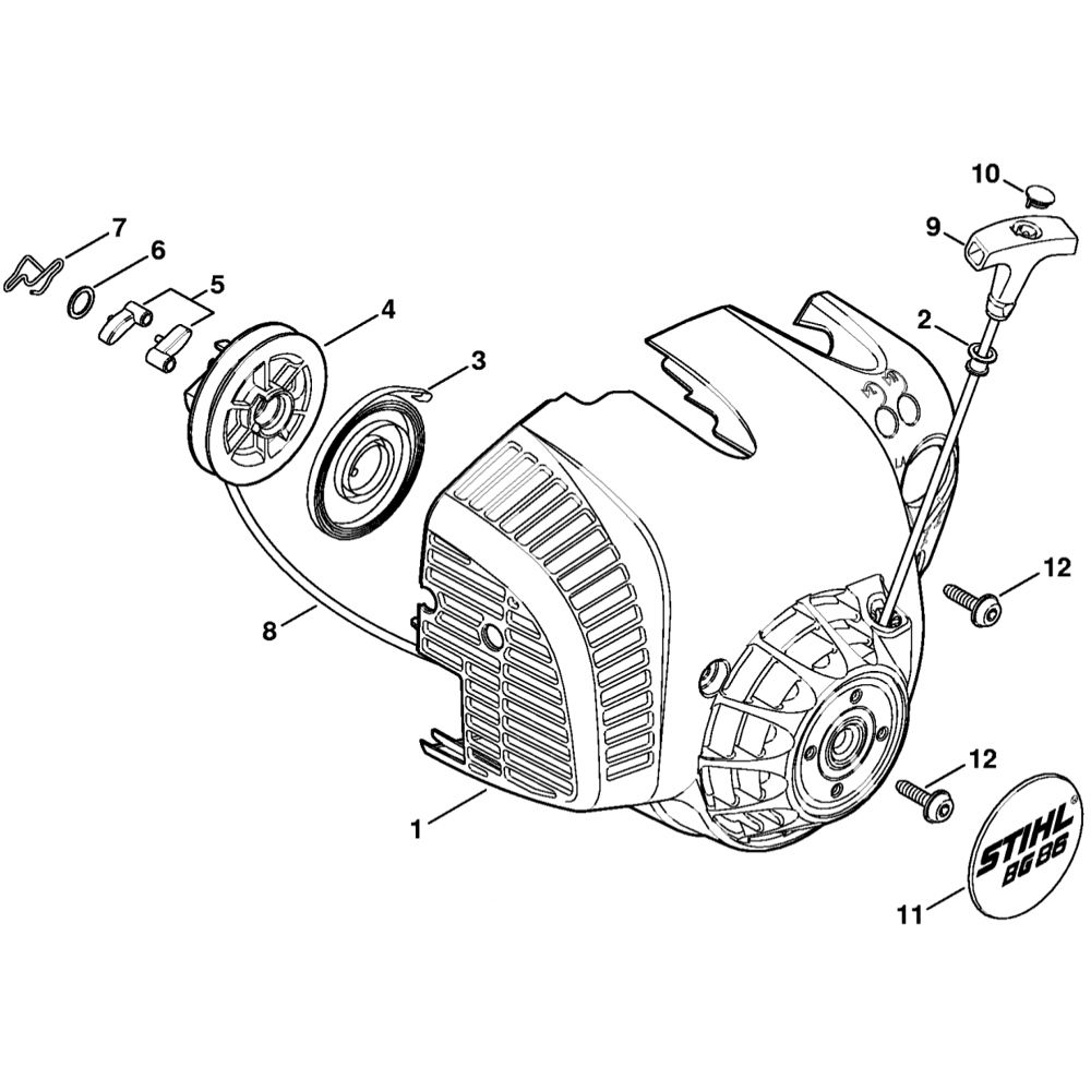 Parts for stihl blower discount