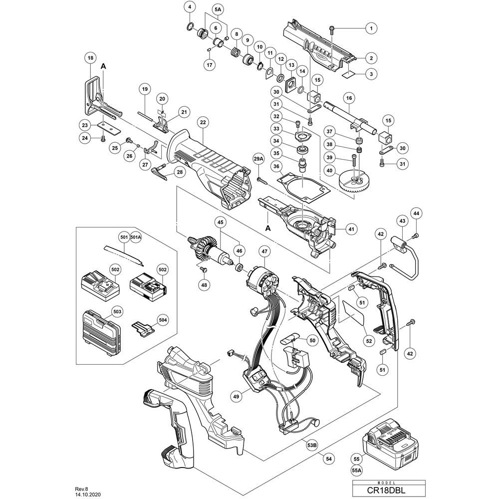 Hitachi cr18dbl online