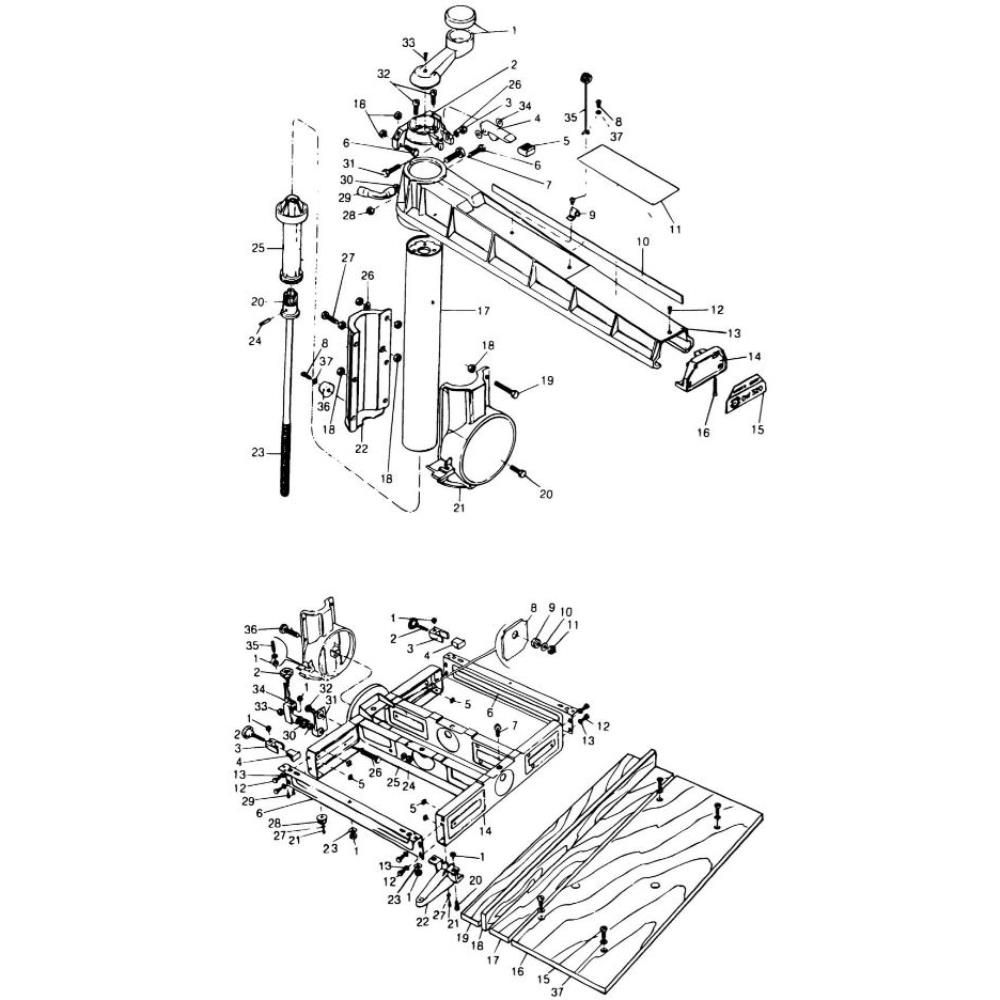 Dewalt radial arm saw parts 2025