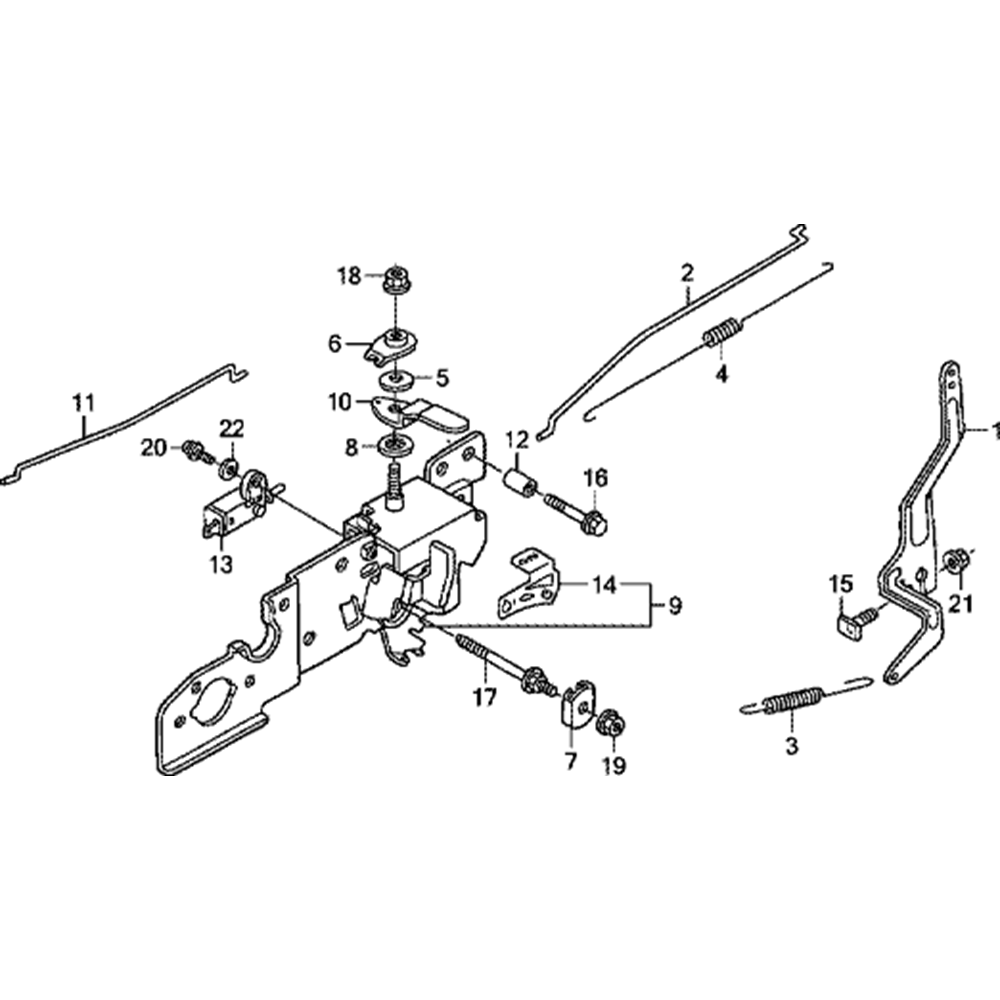 Control Assembly for Honda GCV135 GJAF Engines L S Engineers