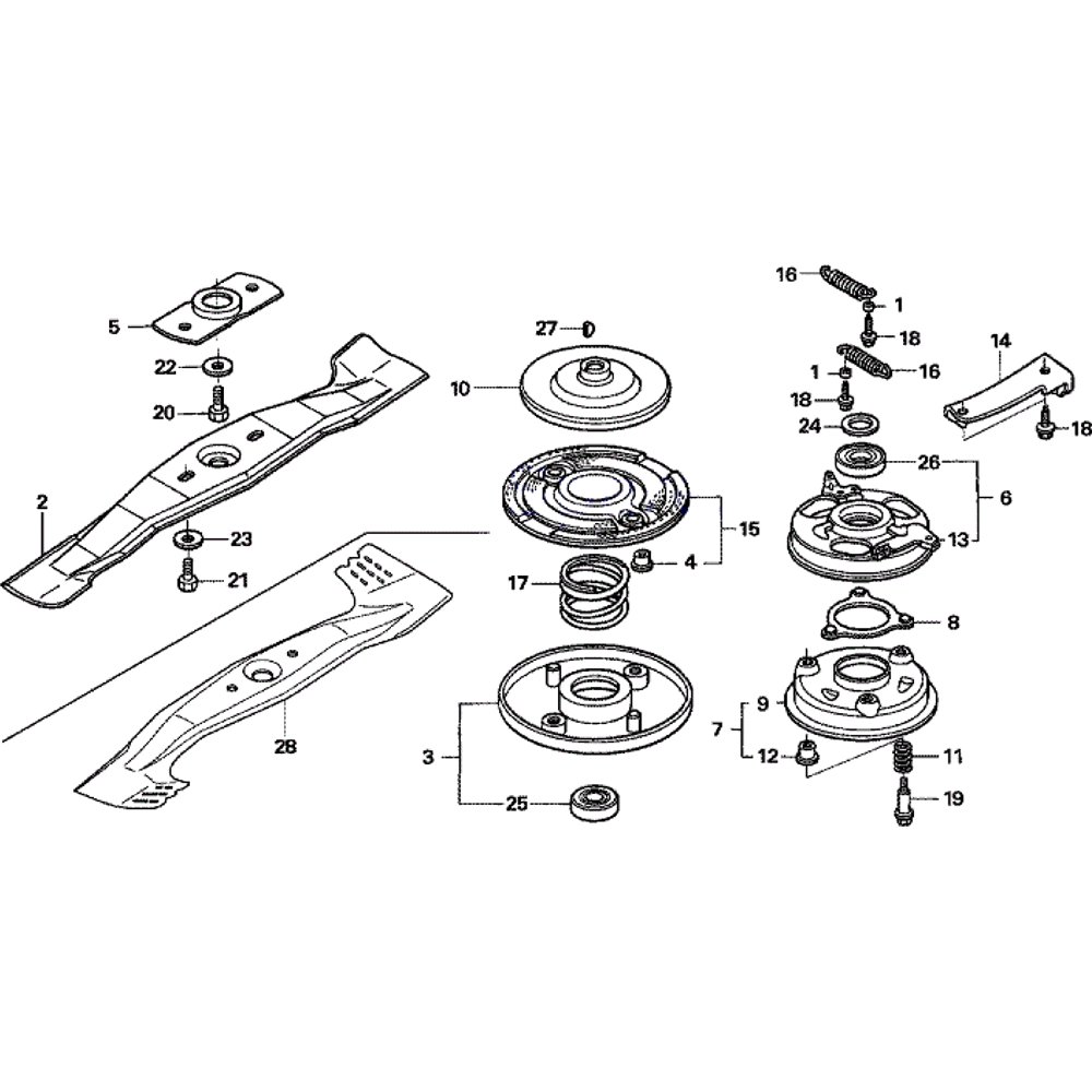 Honda hrh 536 blade online