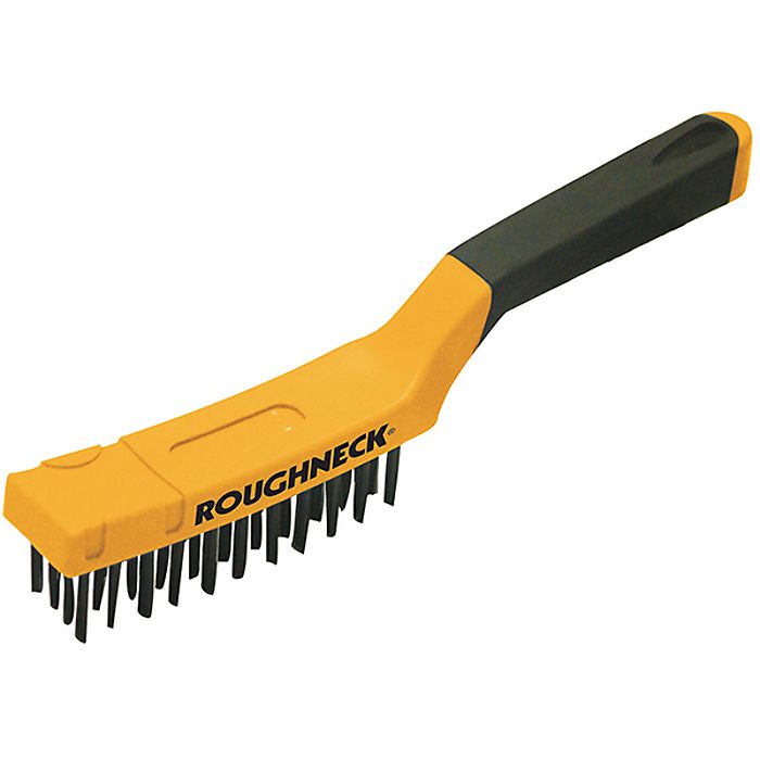 Carbon Steel Wire Brush Soft Grip 300mm 12in by Roughneck 52 040 L S Engineers