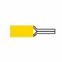 Yellow Pre-Insulated Pin Terminals - 2.90mm (Pack of 50) - 0-001-44