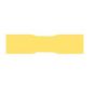 Yellow Heat-Shrink Butt Connector (Pack of 1000) - 3-001-51