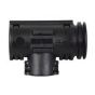 Black Nylon Unsealed T-Piece Connector - 10 x 10 x 10NW - Each - 0-327-42