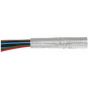 Heat-Reflecting Aluminium/Fibreglass Convoluted Sleeving - 25.0mm x 1.5m - 0-334-75
