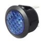 Blue LED Warning Light for 20mm diameter Panel Hole - 12/24V - Each - 0-607-32
