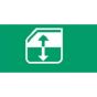 Green Window Lift Rocker Switch Lens - top half - Each - 5-791-44
