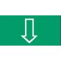 Green Down/up Rocker Switch Lens - bottom half (Pack of 5) - 0-792-37