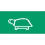 Green Slow Rocker Switch Lens - bottom half (Pack of 5) - 0-792-48