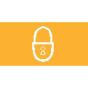 Amber Lock Rocker Switch Lens - bottom half (Pack of 5) - 0-792-55