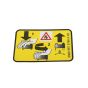 Warning Pictogram Filler Cap for Stihl BR350, BR430 Blowers - OEM No. 0000 967 3768