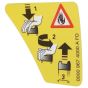 Filler Cap Decal for Stihl TS410 TS420 Disc Cutter - 0000 967 4000