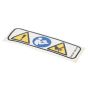 Warning Pictogram Fits Stihl HL-KM 0-145 Angle Drive - 0000 967 7299