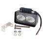 LED Work Lamp 20W 10-30v IP67 110mm Mounted on Swivel Bracket