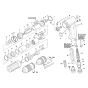 320-Watt Pneumatic Drill Assembly