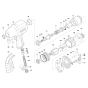 Bosch 1/2" Impact Wrench Assembly