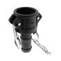 1" Type C Camlock X Hosetail Polyprop