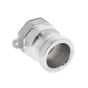 1" Type A Camlock X BSPP Female Stainless Steel