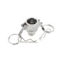 1/2" X BSPT Male Stainless Steel Type B Camlock Coupling