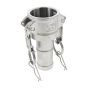 1" Type C Camlock X Hosetail Stainless Steel