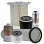 Filter Service Kit for Barford SX5000 5 Tonne and SX6000 6 Tonne Dumpers with Iveco Non Turbo Engine - Plastic Air Filter Housing (RH)