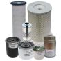 Filter Service Kit for Barford SX5000 5 Tonne and SX6000 6 Tonne Dumpers with Perkins Non Turbo Engine - Plastic Tanks