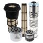 Filter Service Kit for Thwaites 1.5 and 2 Tonne Dumpers with Yanmar 3TNV82A-KWA Engine and Tapered Air Filters