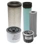 Filter Service Kit for Thwaites 1.5, 2 and 2.3 Tonne Dumpers with Yanmar 3TNV88-XWA Engine