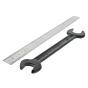 Open End Spanner 1/2 Whit (9/16" BSF) x 7/16 Whit (1/2" BSF) Super Slim