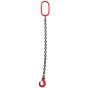2 metre 8mm 1-Leg Chain Sling with Clevis Sling Hook with Safety Catch