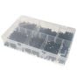 Self Tapping Screws Black PZD Flange Head, Assorted Box (700 pieces)