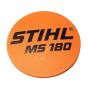 Model Plate for Stihl MS180 - 1130 967 1505