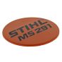 Model Plate for Stihl MS291 Chainsaw - OEM No. 1141 967 1503