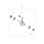 Crankshaft for Husqvarna 122 LDx