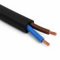 H07 Black Rubber Flexible Cable 1.5mm 2-Core (25 Metre)