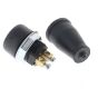 Splashproof Push Button Momentary On Switch - 12.5A at 12V - 0-485-50