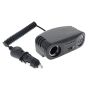 Cigarette Lighter 2 Way Adaptor Socket with USB - 12V - Each - 0-601-92