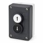 2 Push Button Control Box single pole, normally open contacts - Each - 0-657-02