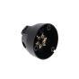 7 Pin Plastic Caravan Socket - 12V ISO 1724 - Each - 5-693-19