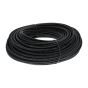Black Polypropylene Deep-Section Convoluted Split Tubing 4.5NW x 100m - 0-328-04