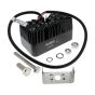 6 x 3W LED Work Lamp with 450mm Flying Lead - Black, 12/24V, IP67 - 0-420-71