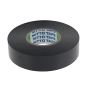 Black PVC Adhesive Tape - 19mm x 20m Pack of 10 - 0-615-00