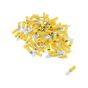 6.30mm Yellow Pre-Insulated Blade Terminals (Pack of 100) - 2-001-28