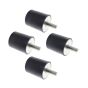 Shock Mounts Base Plate Kit for VP1135A, VP1340A Plate Compactors - OEM No. 5100016316